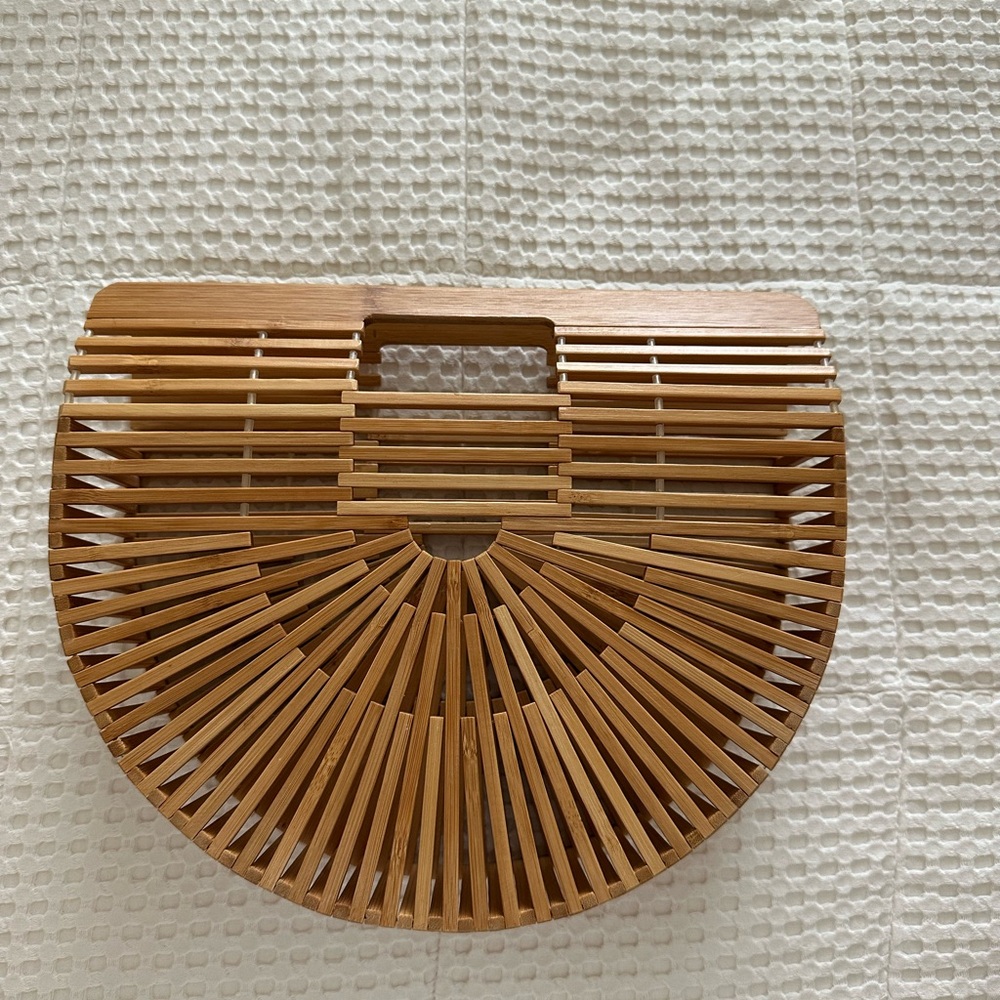 Copy Cult Gaia Bamboo Half-Moon Arc Bag
